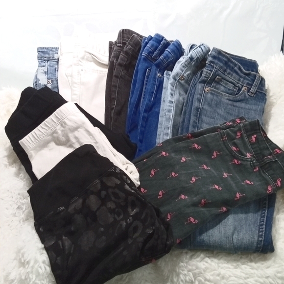 mixed lot Other - Bundle of 10 size 8 Jeans/Jeggjngs/Leggings for Girls